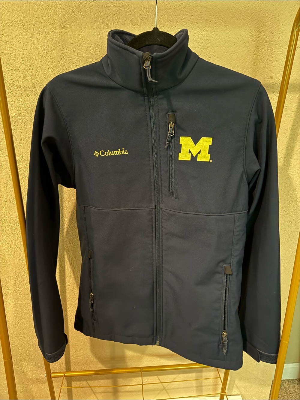 Columbia Navy Fleece-Lined Jacket